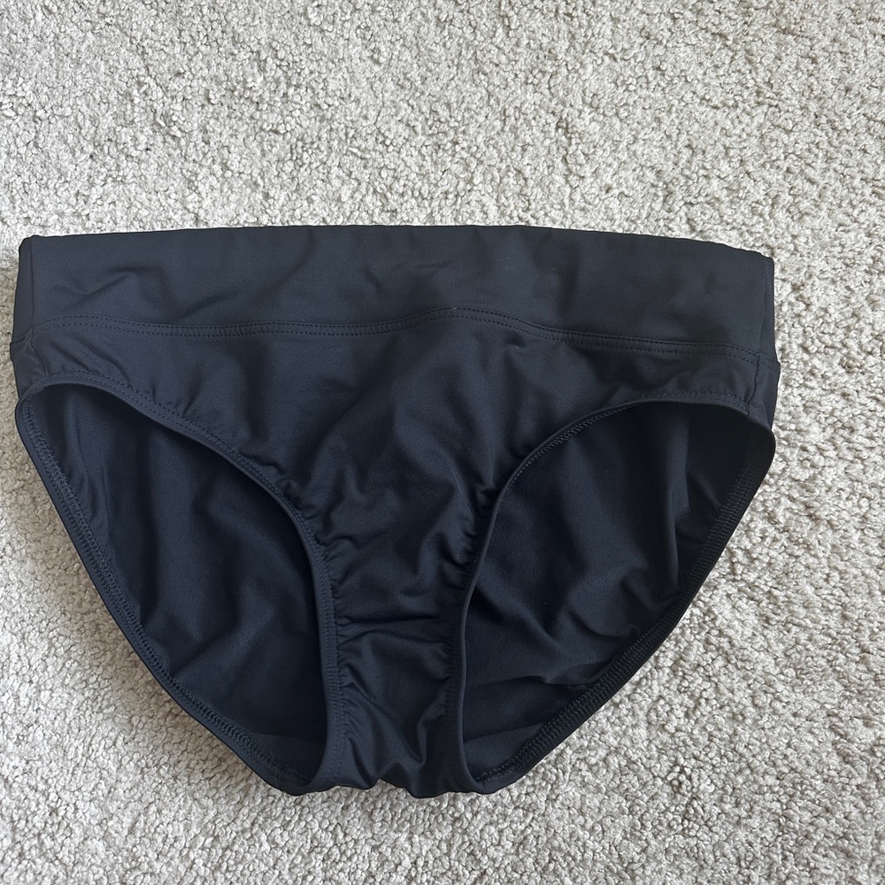 Lands' End Black Bikini Swimwear Classic